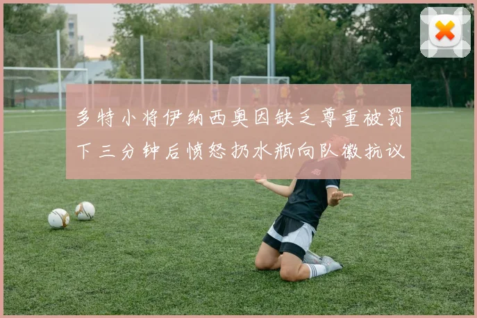 多特小将伊纳西奥因缺乏尊重被罚下三分钟后愤怒扔水瓶向队徽抗议